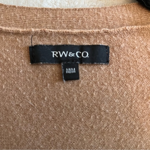 RW&Co. - Tan Button Up Sweater - Picture 7 of 9